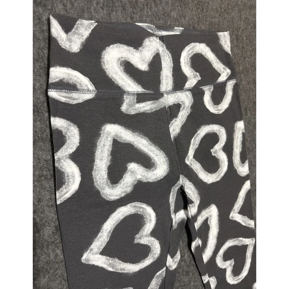 Wild Fable Women's Leggings 2 Pairs Heart Print Blue Extra Small - Picture 3 of 5